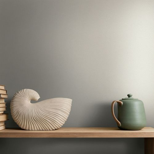 Vliestapete Einfarbig Putzoptik Struktur Beige 82560 Zimmer