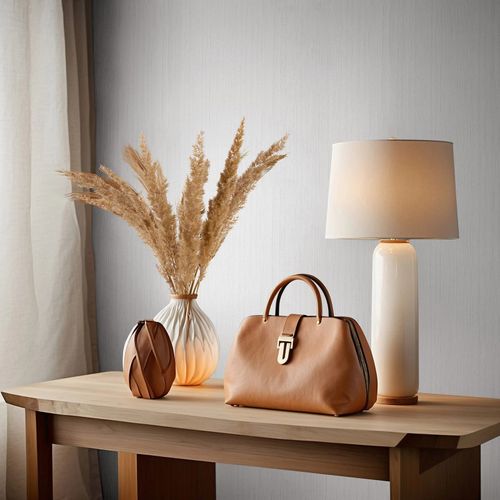 Tapete Papis Loveday Streifen Struktur Cremeweiß 35829 Raum