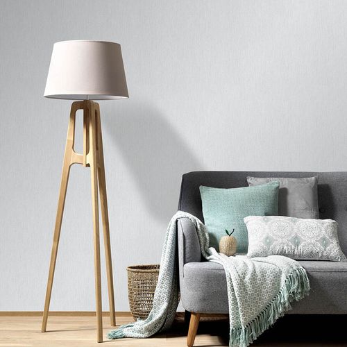 Guido Maria Kretschmer Tapete Uni Grau Glitzer Raum