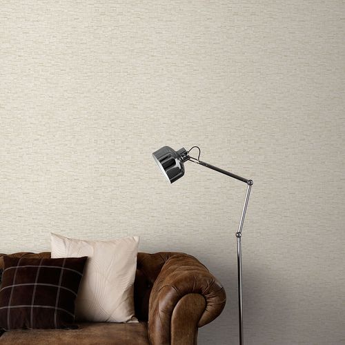 Vliestapete Holzoptik Beige Creme Glitzer 10562-02 Raum