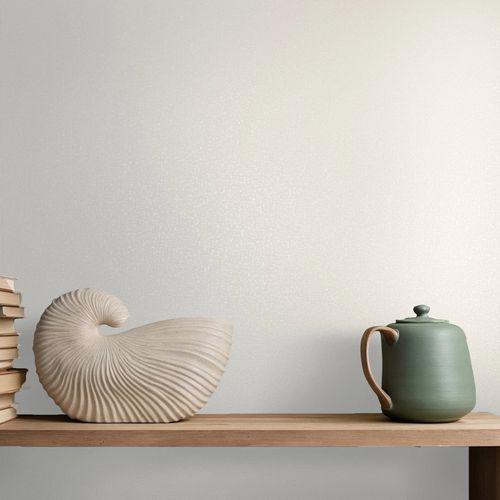 Tapete Papis Loveday Uni Putzoptik Cremeweiß 35825 Raum