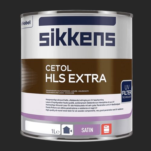 Sikkens Cetol HLS extra Holzschutzlasur Außen 1L ebenholz