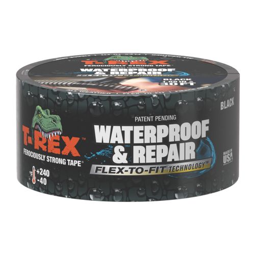 T-REX Waterproof & Repair Klebeband schwarz 48mm x 9,1m