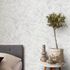 Vliestapete Floral Blätter Creme Grau Glitzer 10587-31 Zimmer 5