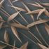 Vliestapete Floral Blätter Anthrazit Braun Glitzer 10587-47 Detail 2