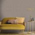 Vliestapete Textiloptik Uni Braun Silber Metallic 10590-11 Raum 1