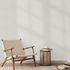 Vliestapete Textiloptik Uni Creme Taupe Glitzer 10590-38 Raum 1