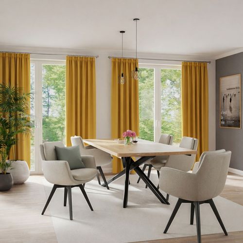 Homing Schlaufenschal Bernd gold blickdicht 8289-20