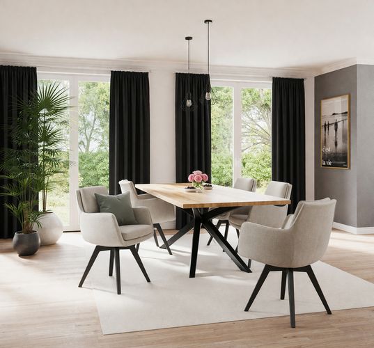 Homing Schlaufenschal Bernd schwarz blickdicht 8289-37