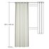 Homing Ösenschal Alex creme uni Halbtransparent 8294-15_1 2