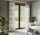Homing Ösenschal Kaia creme-beige Streifen 8309-09 1