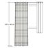 Homing Ösenschal Kaia creme-beige Streifen 8309-09_1 2