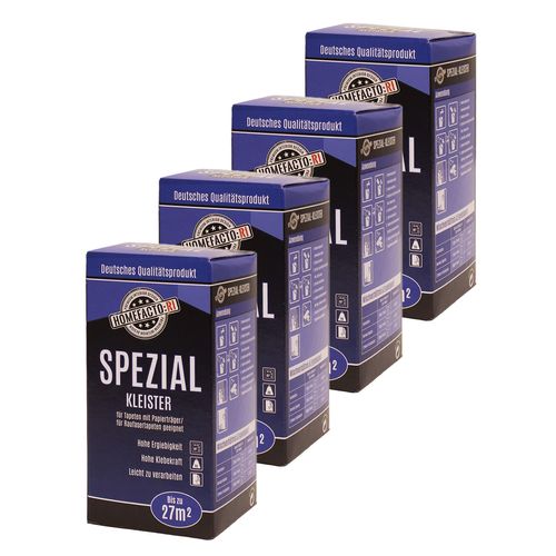 4x Spezial Kleister Tapeten Papier Vinyl Rauhfaser