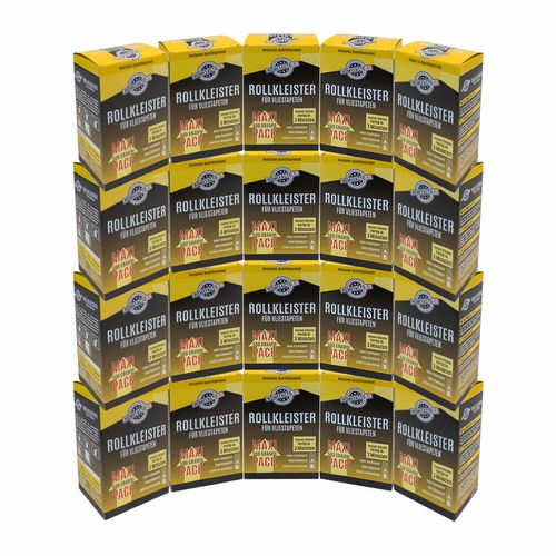 20x Maxi-Pack Rollkleister Vlieskleister Tapeten 10kg